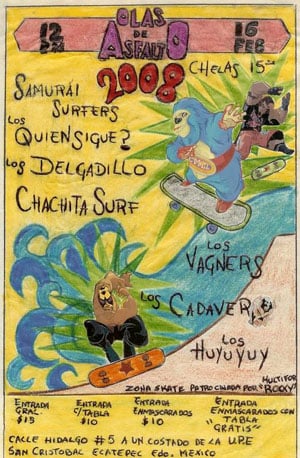 mexian surf fest flyer