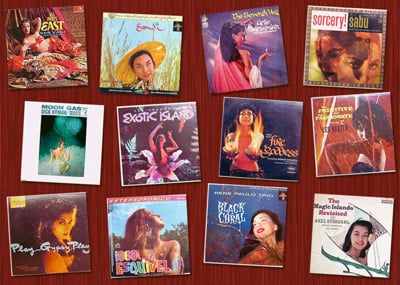 Vintage 1950s / 1960s Exotica LP Album Covers
